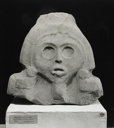 Head of Centeocihuatl, Goddess of Maize, Huastecan, c.1000-1250 by Pre Columbian Pre Columbian